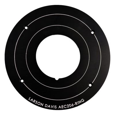 mounting plate for aec206 to hold pinna in place and provide locating rings